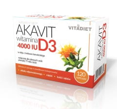 Akavit Vitamín D3 4000 IU 120 kapsúl VITADIET