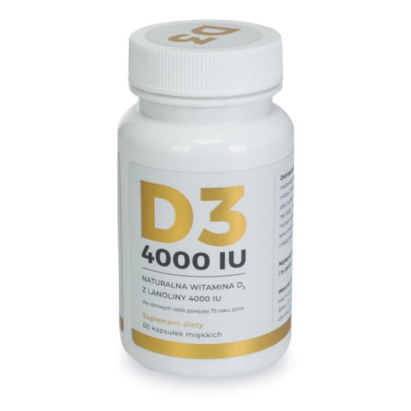 Vitamin D3 from lanolin 4000iu 60 capsules VISANTO