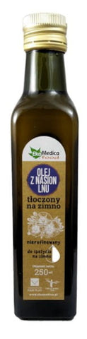 Ľanový olej s vitamínom E EKAMEDICA 250ml