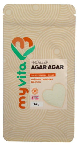 Agar in polvere 30 g MYVITA addensante naturale