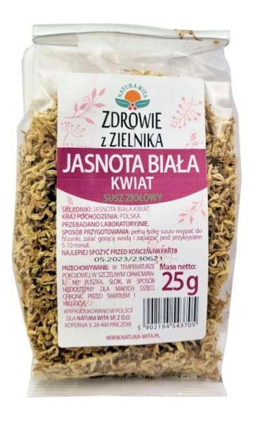 Weiße Blume Luminaria von NATURA WITA, 25 g, natürliche Dekoration für Garten oder Zuhause, detailreiche Blume in Nahaufnahme