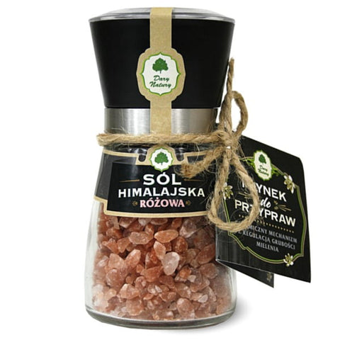 Molinillo de sal rosa del Himalaya 180g REGALOS DE LA NATURALEZA