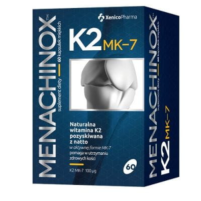 Menachinox K2 - MK7 100mcg 60 Capsules XENICOPHARMA