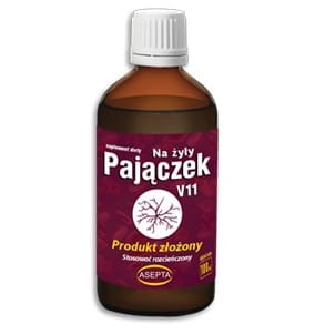 Pajączek v11 - Tropfen auf Venen 100 ml ASEPTA - Biogo.de