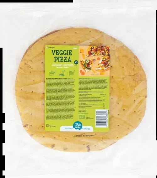 Pizzaboden mit Möhren und Kürbis BIO (2 x 150 g) 300 g - TERRASANA