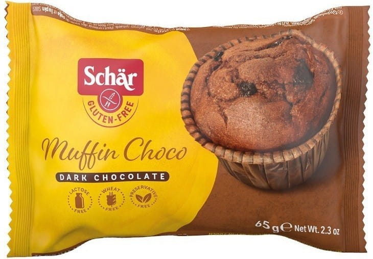 Muffin choco - cupcake au chocolat meringué 65 g SCHÄR