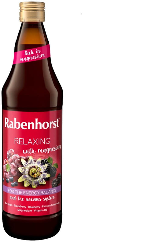 Mehrfruchtsaft mit Magnesium und Vitamin B6 in 750 ml Flasche, RABENHORST, fruchtiges Getränk mit Nährstoffzusatz