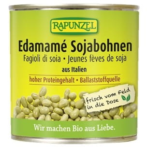 Edamame Sojabohnen in BIO-Salzlake 200 g (130 g) (Dose) - RAPUNZEL - Biogo.de Hover Image