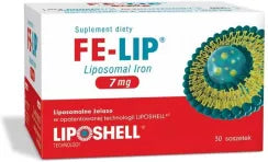 Liposomales Eisen 7 mg in Beuteln von PROFARM PS, dunkelbraune Flüssigkeit in Beutel, für bessere Eisenaufnahme