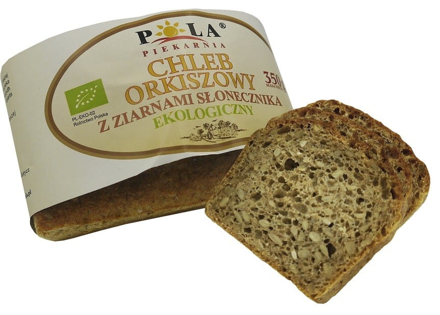 Dinkelbrot mit Sonnenblumenkernen BIO 350 g - POLA - Biogo.de