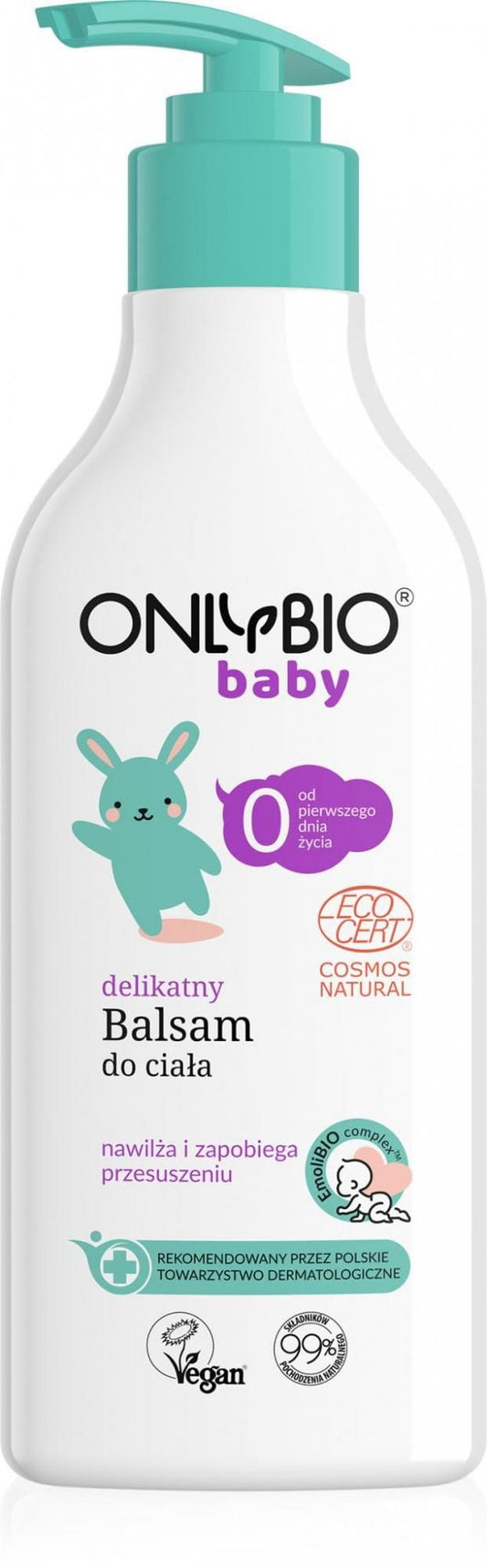 Sanfte Kinder-Bodylotion von ONLY BIO, für Babys ab dem ersten Lebenstag, 300 ml, natürliche Pflege, biologisch zertifiziert