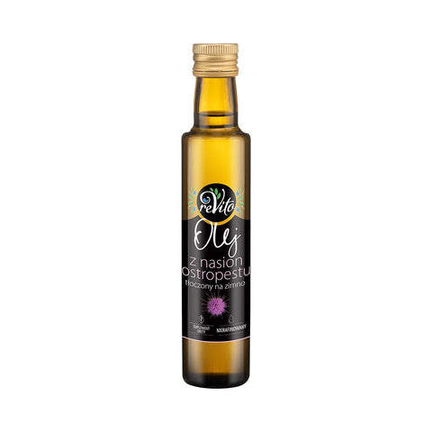 Olej z ostropestreca mariánskeho lisovaný za studena 250 ml - REVITO