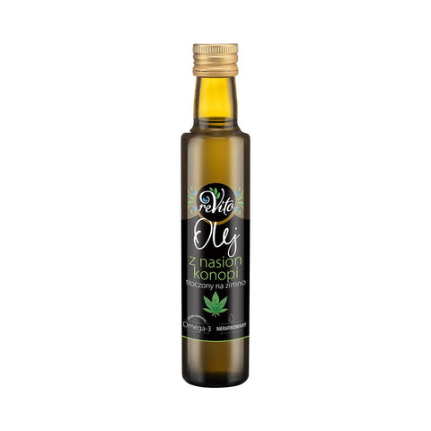 Cold-pressed hemp oil 250 ml - REVITO