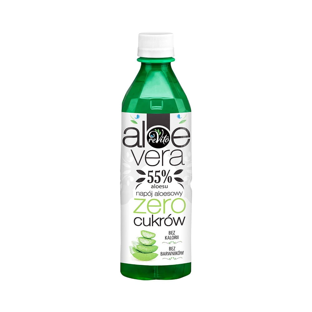 Boisson à l'aloe vera sans sucre 500 ml - REVITO