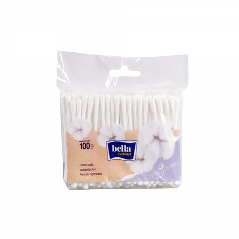 Hygienestäbchen in Folie 100 Stück - BELLA COTTON