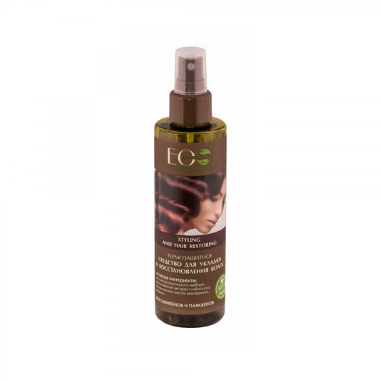 Thermoaktives Haarspray von Eco Laboratorie, 200 ml, mit schützender Formel für festen Halt und Hitzeverträglichkeit.