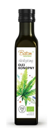 Cold-pressed hemp oil BIO 250 ml - BATOM