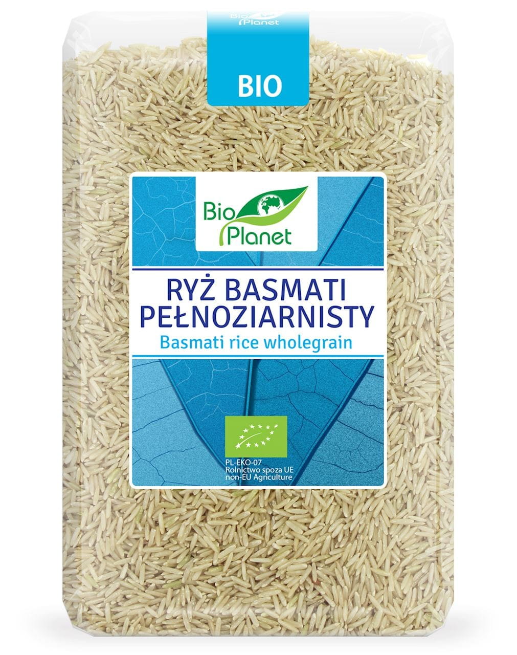 Wholemeal basmati rice BIO 2 kg - BIO PLANET