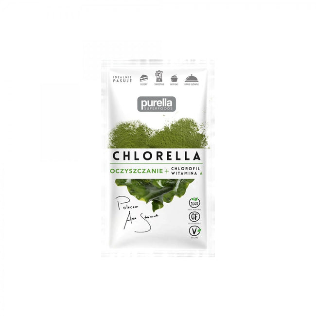 Chlorella reinigendes Chlorophyll + Vitamin A 21 g PURELLA FOOD - Biogo.de Hover Image