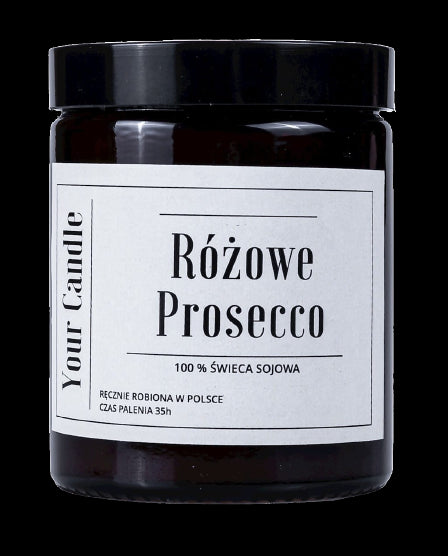 Vela de Soja Prosecco Rosa 180ml - TU VELA