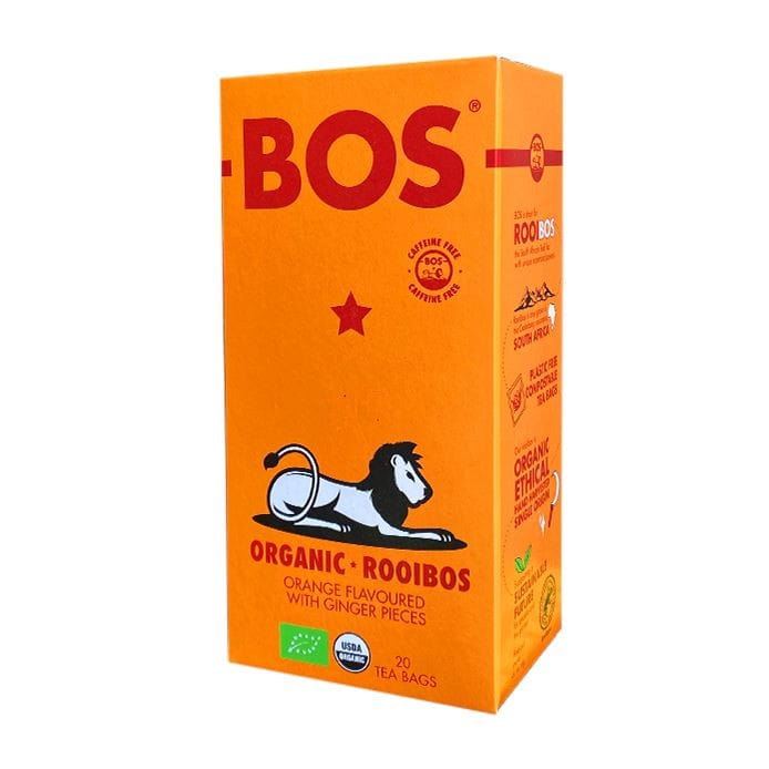 ORANGENGESCHMACK TEE ROOIBOS MIT INGWER BIO (20 x 2,5 g) 50 g - BOS