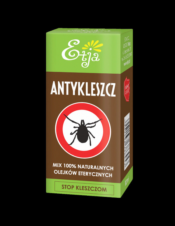 ETJA Antykleszcz - Mischung aus 100% natürlichen ätherischen Ölen 10ml - Biogo.de Hover Image
