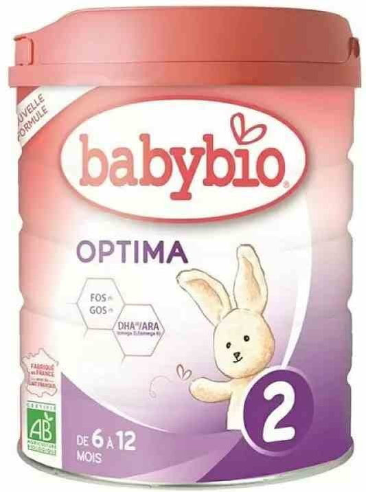 Bio-Folgemilch für Babys von 6 bis 12 Monaten, BABYBIO, 800 g, mit natürlichen Inhaltsstoffen für die Babyernährung