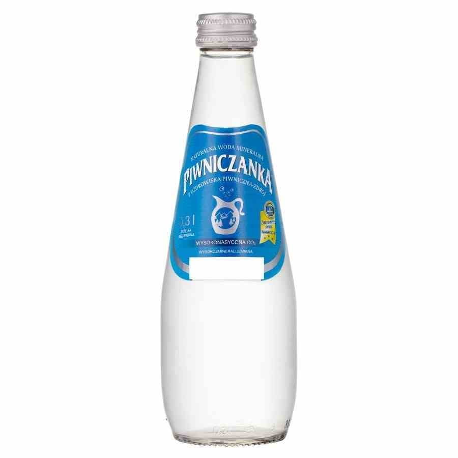 Agua mineral natural altamente saturada de CO2 0,3l