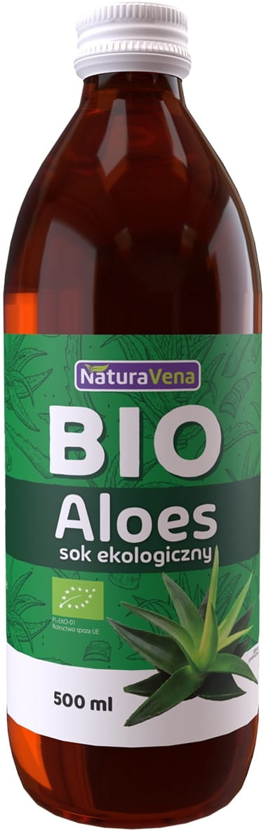 Aloe-Saft 500 ml Bio - NaturAvena - Biogo.de Hlavný obrázok produktu