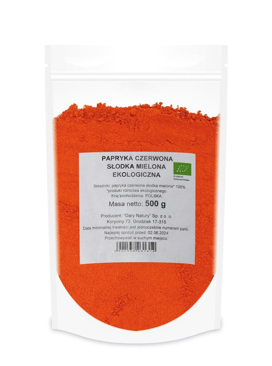 ROTE PAPRIKA, GEMAHLEN BIO 500 g - HORECA (GESCHENKE DER NATUR) - Biogo.de Imagine principală a produsului