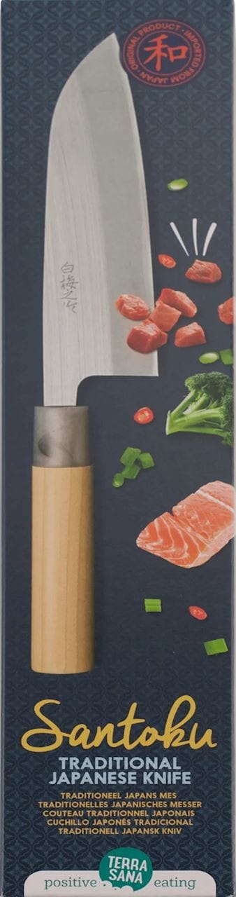 TRADITIONELLES JAPANISCHES MESSER SANTOKU UNIVERSAL 1 St. (250 g) - TERRASANA - Biogo.de