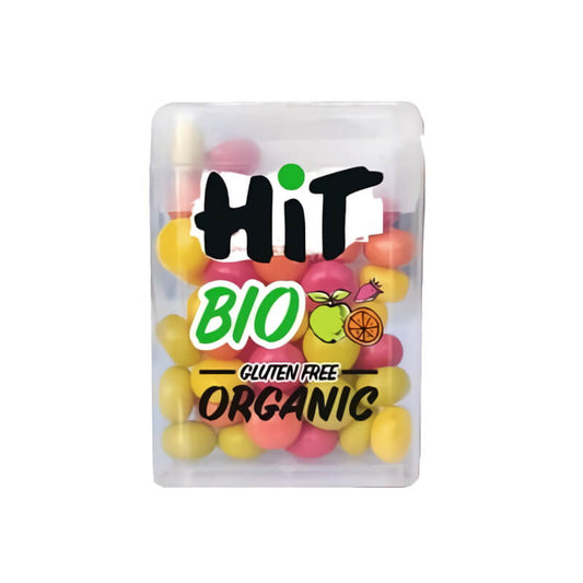 Bunte Fruchtgeschmack Dragees von NATU - HIT, glutenfrei, im Bio-Qualität, 15 g Packung, bunte Dragees mit fruchtigem Geschmack