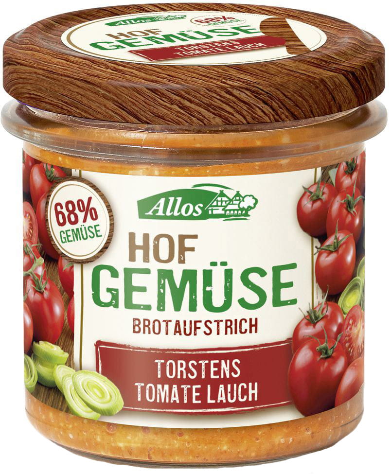 Gemüsepaste mit Tomaten und Lauch BIO 135 g - ALLOS Fő kép