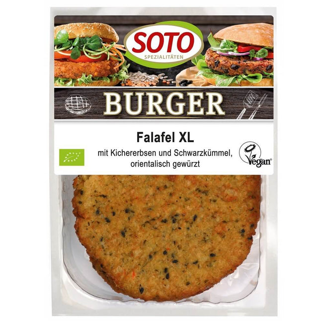Vegane Falafel-Burger XL BIO 220 g SOTO Hover Image