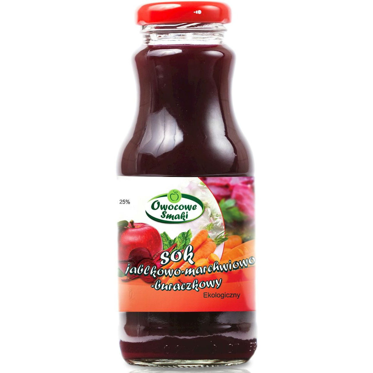 Apfel-, Karotten- und Rübensaft BIO 250 ml - FRUCHTGESCHMACK