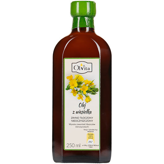 Nachtkerzenöl, kaltgepresst und roh 250ml OLVITA