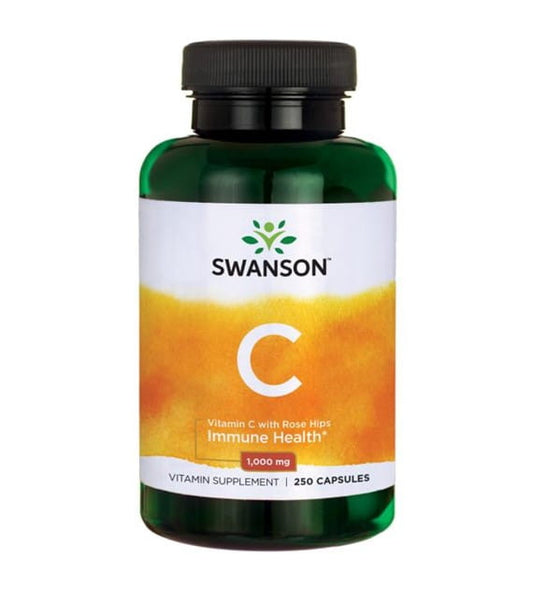 Vitamin C mit Hagebutten 1000mg Vitamin C mit Hagebutten 250 Kapseln von SWANSON