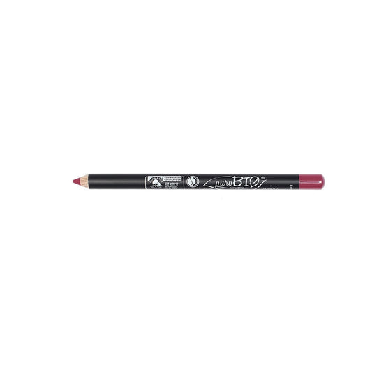 Augen- und Lippenkonturenstift von PUROBIO, schwarzer Kosmetikstift für präzises Konturieren und Definieren.