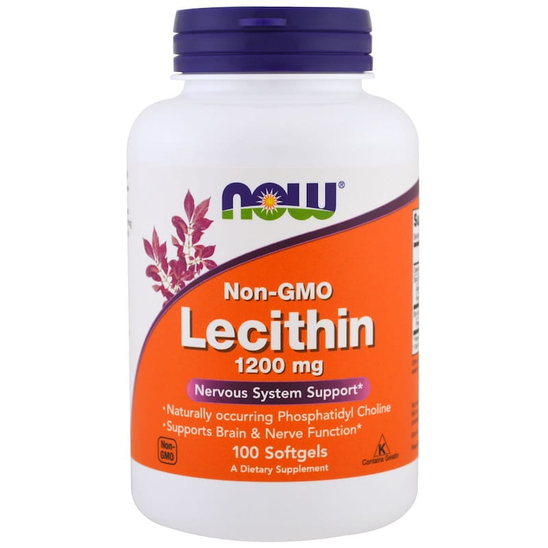 Lecithin 1200 mg Lecithin 100 Kapseln NOW FOODS Hauptbild