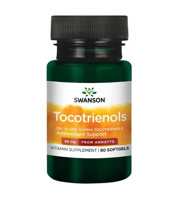 Tocotrienole Deltagold Vitamin E 50mg Tocotrienole Delta und Gamma von Annatto 60 Kapseln SWANSON Image principale du produit