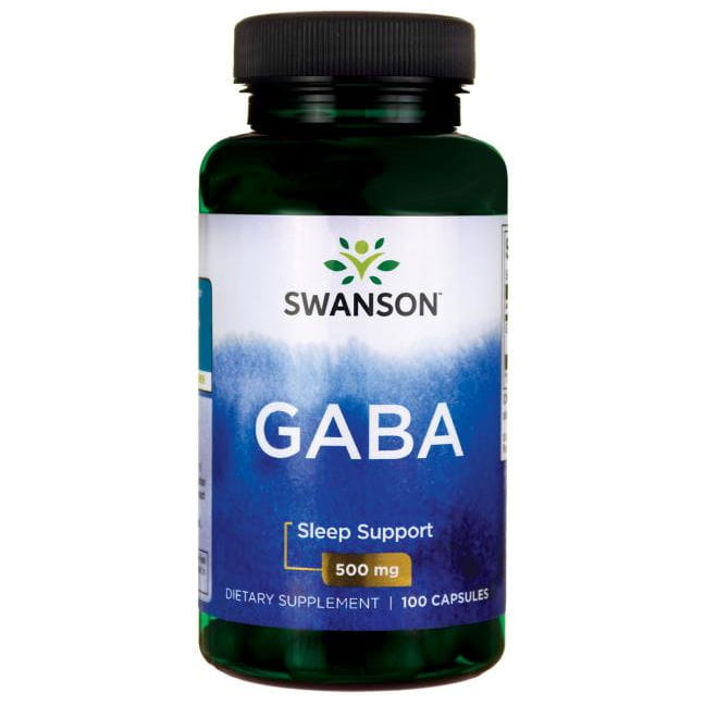 Gamma-Aminobuttersäure Gaba 500 mg 100 Kapseln SWANSON Image principale du produit