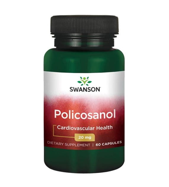 Biocosanol Policosanol Policosanol 20mg 60 Kapseln SWANSON Imagem principal do produto