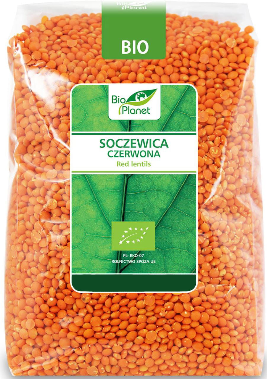 BIO Rote Linsen 1kg BIO PLANET Hlavný obrázok produktu