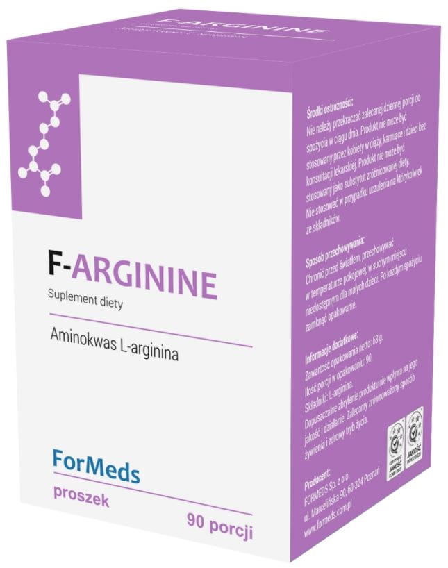 F - Arginin L - Arginin 700 mg 90 Portionen 63 g FORMEDS