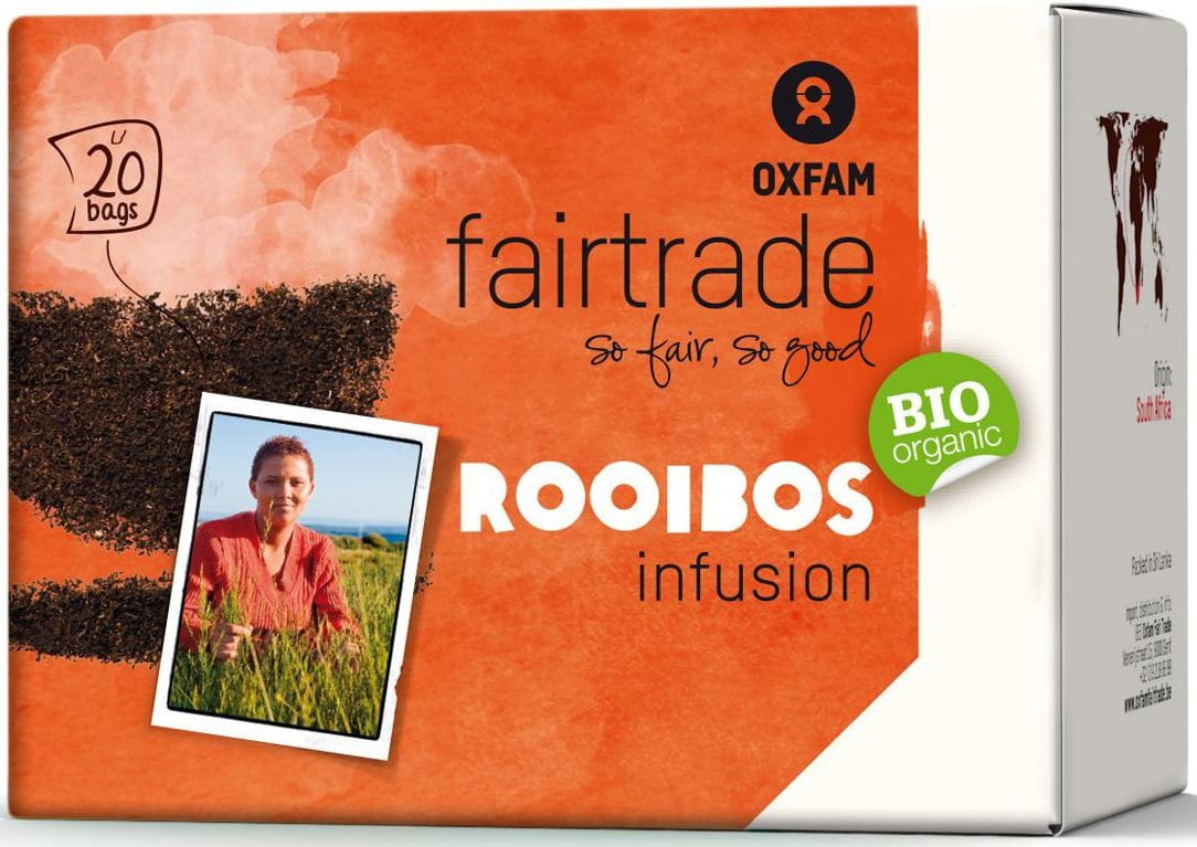 Rooibos-Aufguss fair gehandelter Tee BIO (20 x 18 g) 36 g - OXFAM