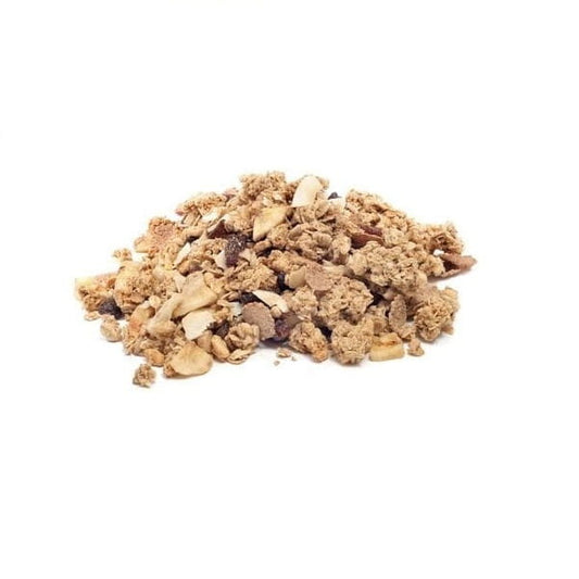 Bio-Obst-Crunches von BIO PLANET, knusprige Bio-Obststücke in 25 kg Verpackung, ideal für Müslis und Snacks.