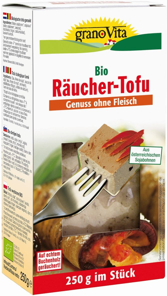 Geräucherter glutenfreier Tofu BIO 250 g - GRANOVITA