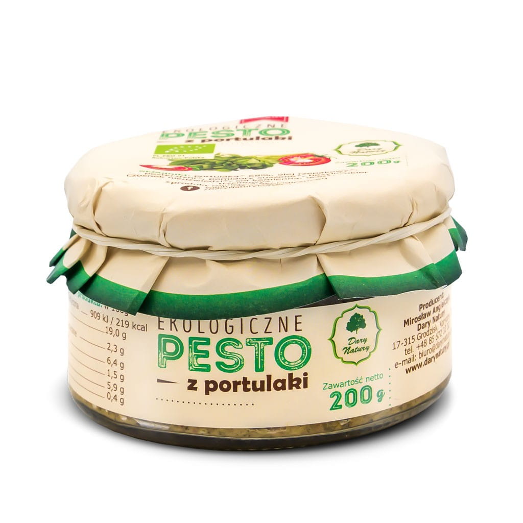 Pesto mit Portulak BIO 200 g - GESCHENKE DER NATUR Hauptbild