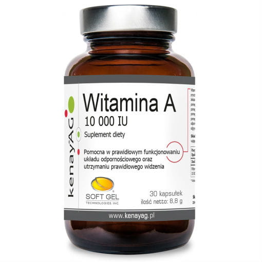 Vitamin A 10.000 IE Kapseln von KENAY, weiche Gelkapseln für Augengesundheit und Immunsystem, von SOFT GEL TECHNOLOGIES INC.