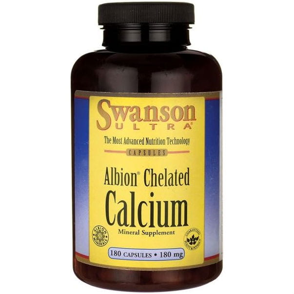 Calcium-Magnesium-Chelat albion chelatiertes Calcium & Magnesium 60 Kapseln SWANSON Imagem principal do produto